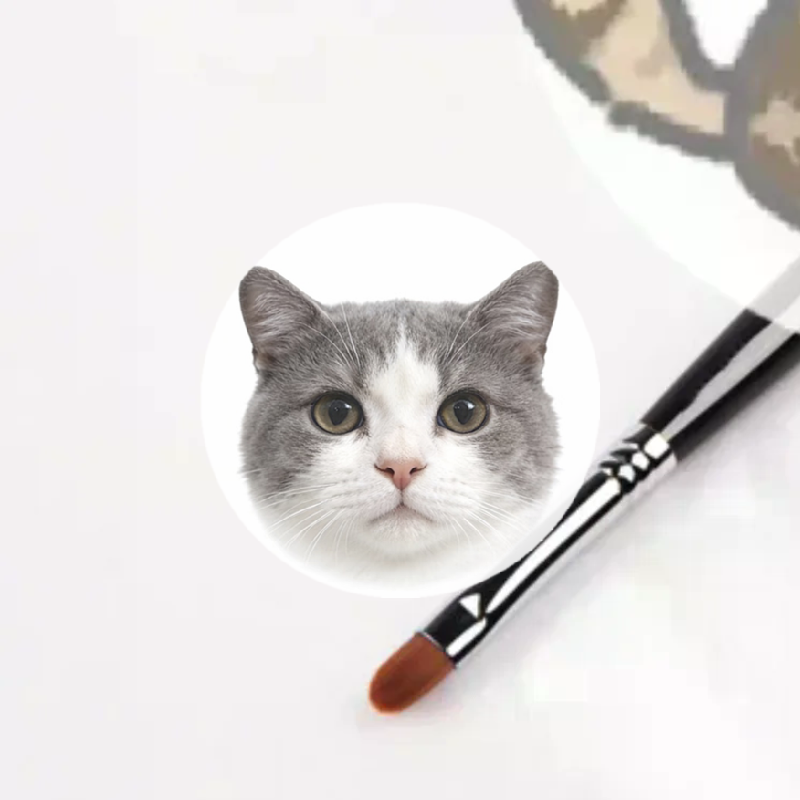 Beauty Makeup Eyeshadow - 아이섀도 립글로스 메이크업 브러쉬 휴대용 개폐식