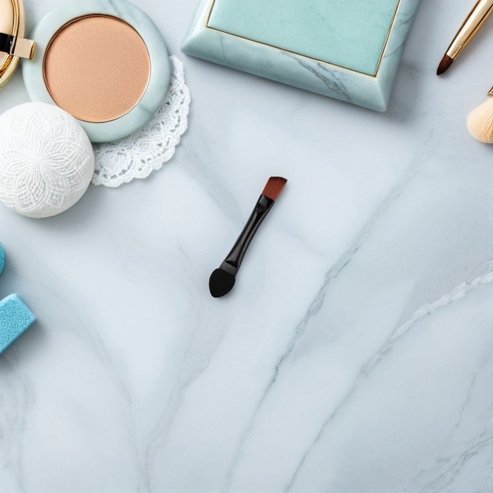 Beauty For You Makeup - 50개입 양면 각진 브러쉬 눈썹 스풀리