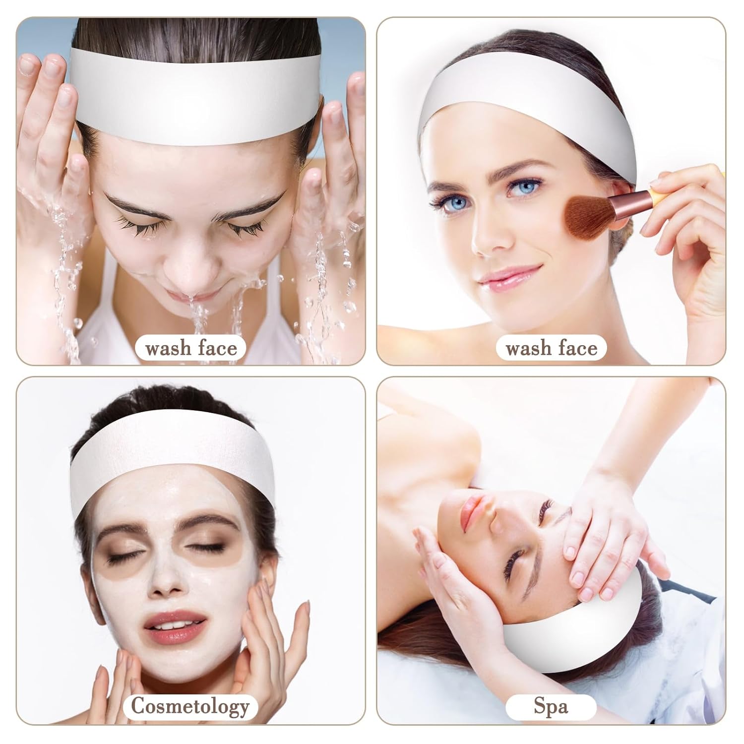 50/100/200PCS 여성용 일회용 페이셜 헤드밴드 - Woman Beauty Makeup 리뷰 및 가격