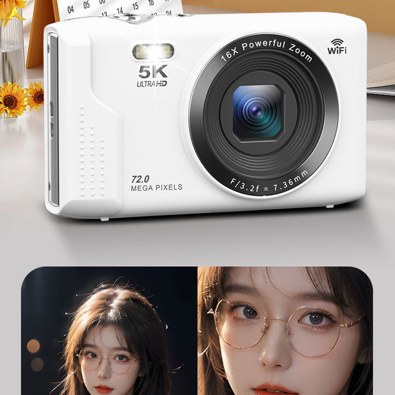 5K 학생용 카메라 저렴한 가격 비디오 카메라 16배  - Beauty Makeup Camera 리뷰 및 가격