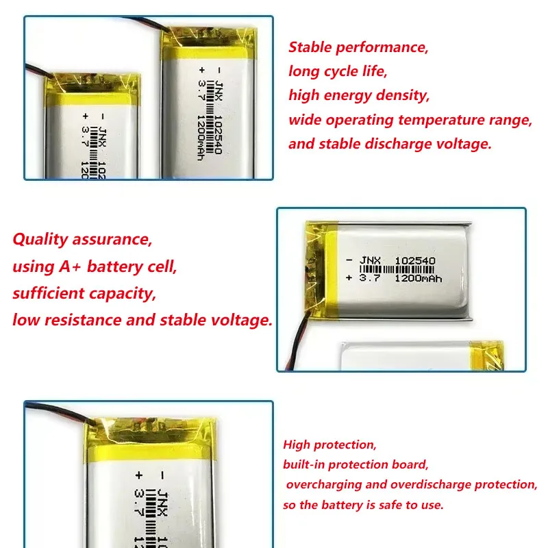 102540 3.7V 1200mAh 폴리머 충전식 배터 - Beauty Makeup Camera 리뷰 및 가격