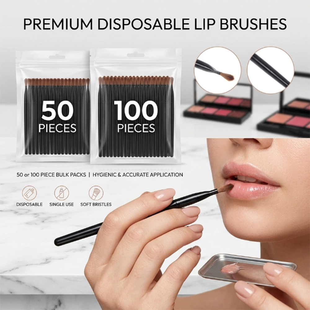 50/100pcs 일회용 립 브러쉬 세트 립스틱 글로스 - Beauty For You Makeup 리뷰 및 가격