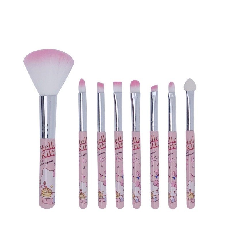 산리오 메이크업 브러쉬 애니메이션 헬로 키티 8종 세트 - Beauty Makeup Eyeshadow 리뷰 및 가격