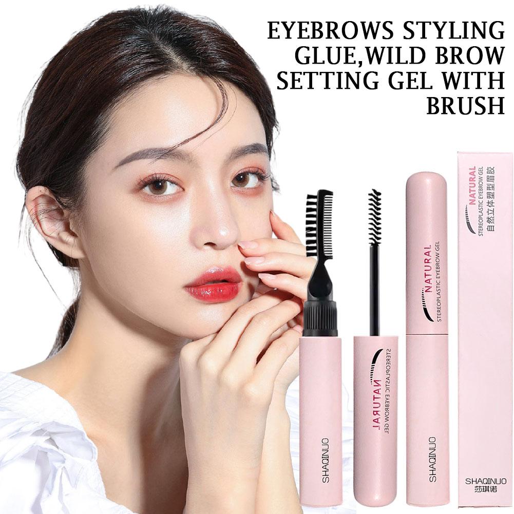 더블 헤드 눈썹 젤 스타일링 액체 고정 젤 방수 땀 방 - Woman Beauty Makeup 리뷰 및 가격